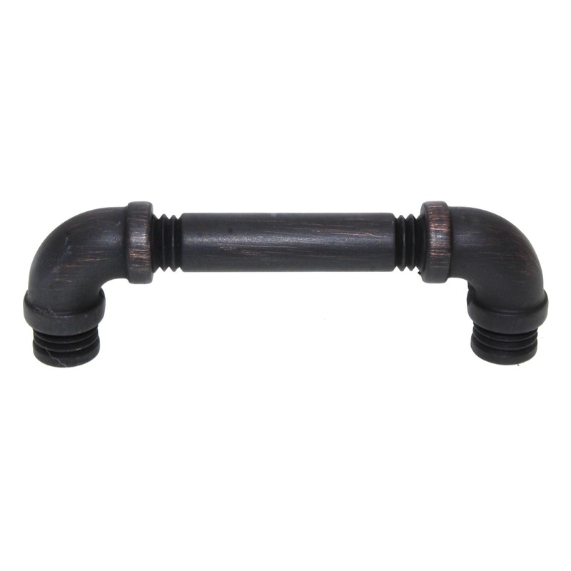 Hickory Hardware Pipeline Pull 3 3/4 (96mm) Ctr Vintage Bronze HH076011-VB