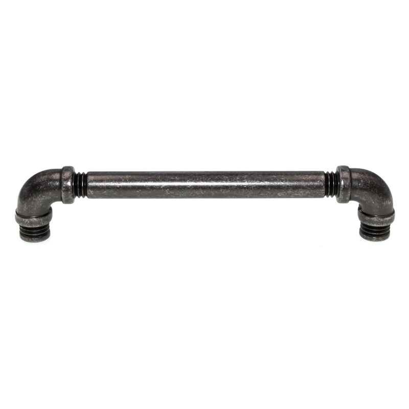 Hickory Hardware Pipeline Pull 6 1/4 (160mm) Ctr Black Nickel Vibe HH075010-BNV