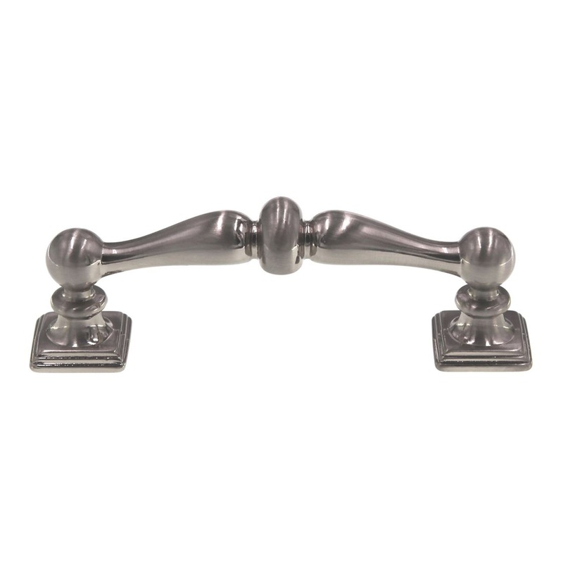 Hickory Hardware Somerset Cabinet Arch Pull 3 Ctr Satin Nickel HH74549-SN