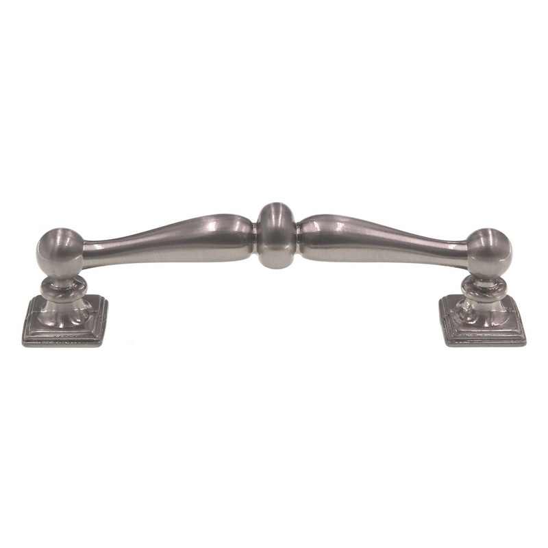 Hickory Hardware Somerset Cabinet Pull 3 3/4 (96mm) Ctr Satin Nickel HH74637-SN