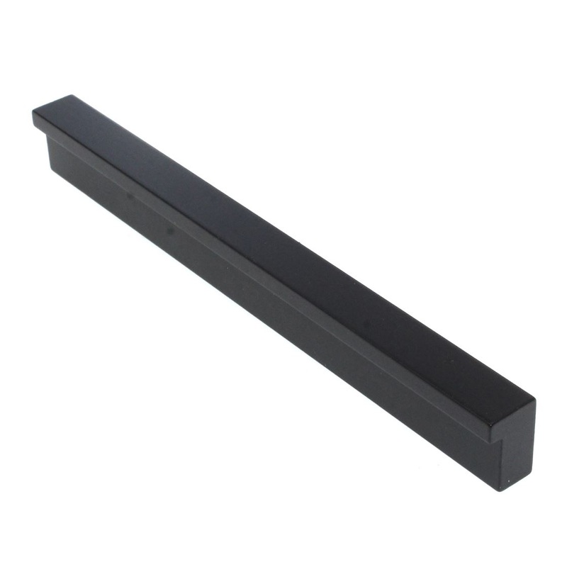 Hickory Hardware Streamline 5 (128mm) Ctr Finger Pull Flat Onyx HH075268-FO