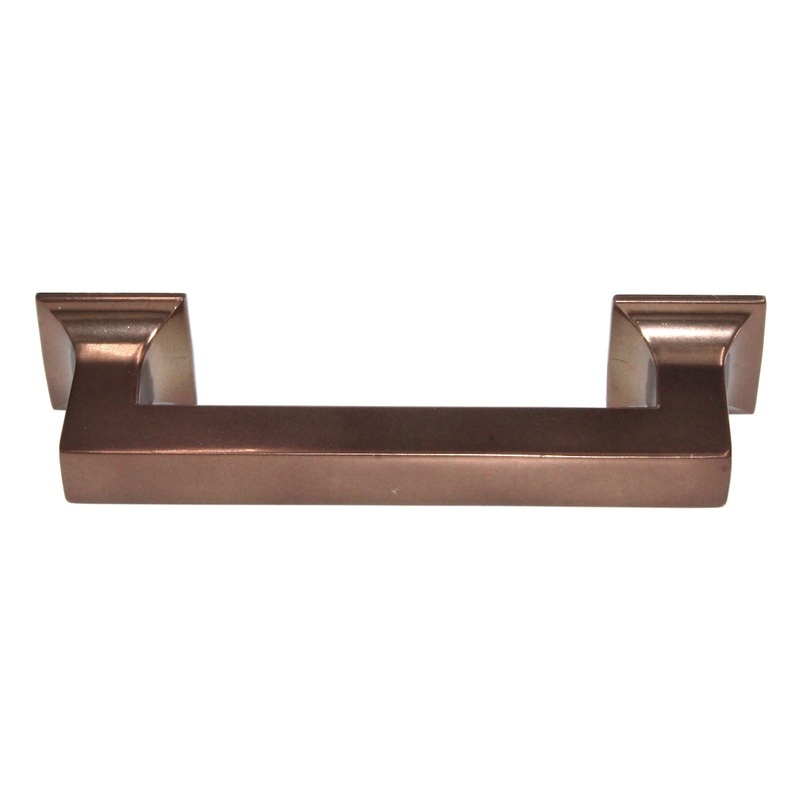 Hickory Hardware Studio 3 3/4 (96mm) Ctr Square Pull Veneti Bronze P3011-VBZ