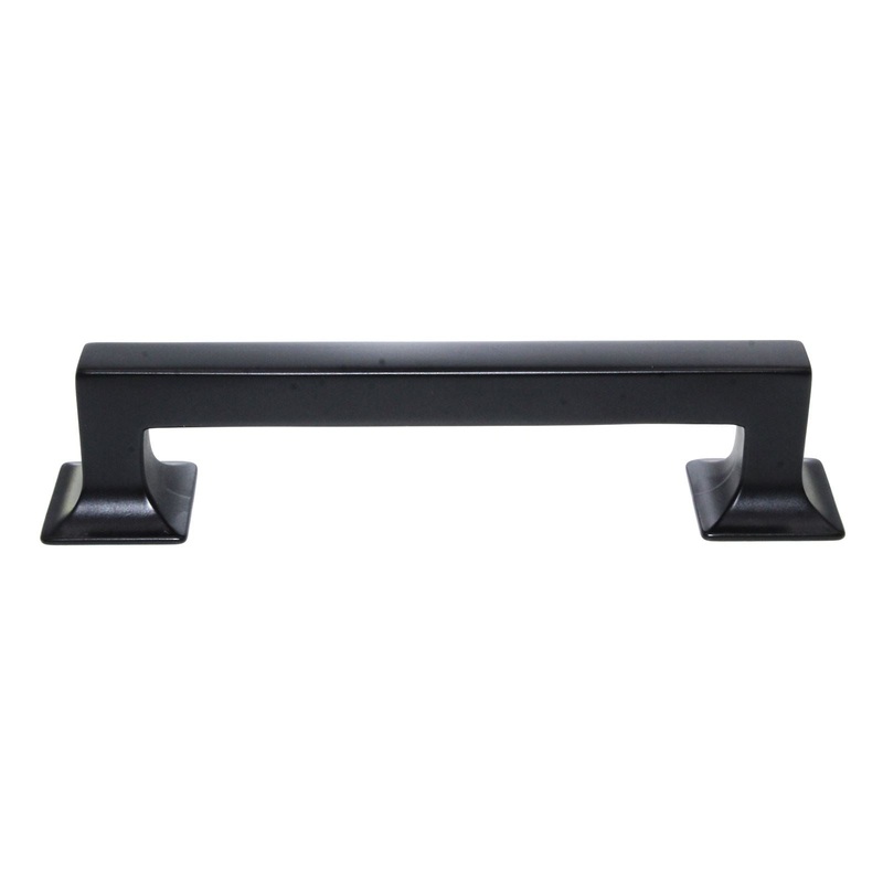 Hickory Hardware Studio 5 (128mm) Ctr Square Bar Pull Matte Black P3012-MB