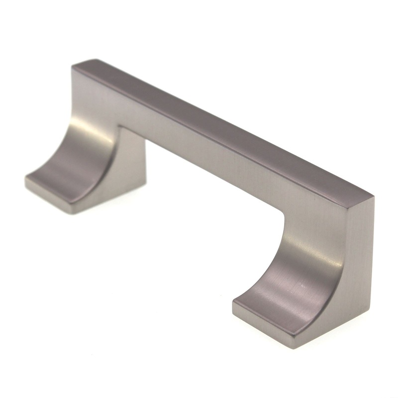Hickory Hardware Swoop 3 & 3 3/4 (96mm) Ctr Pull Stainless Steel P3334-SS