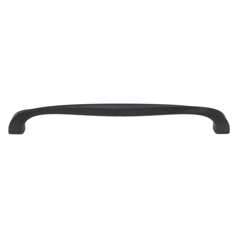 Hickory Hardware Twist Cabinet Pull 8 13/16 (224mm) Ctr Black Iron H076020-BI