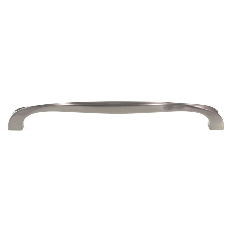 Hickory Hardware Twist Cabinet Pull 8 13/16 (224mm) Ctr Satin Nickel H076020-SN