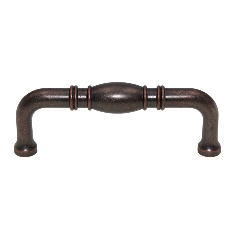Hickory Hardware Williamsburg 3 Ctr Cabinet Pull Dark Antique Copper P3050-DAC