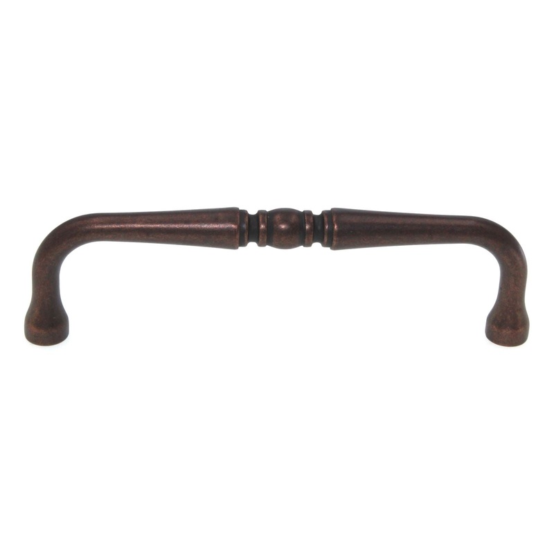 Hickory Hardware Williamsburg 4 Ctr Cabinet Pull Dark Antique Copper P3076-DAC