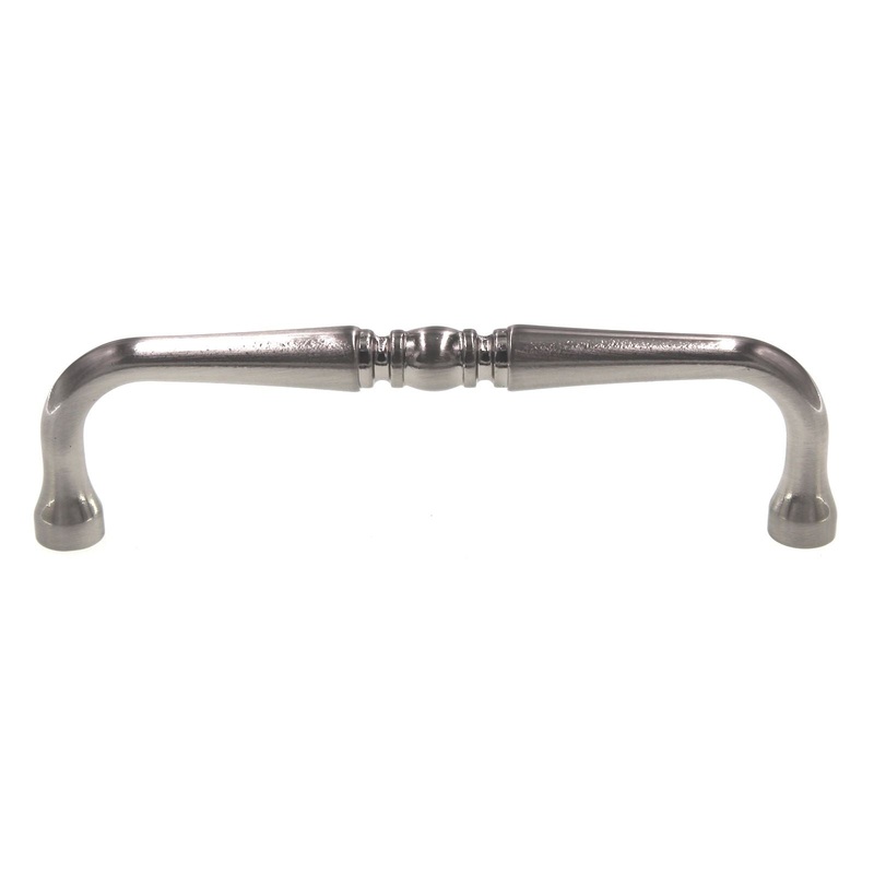 Hickory Hardware Williamsburg 4 Ctr Cabinet Arch Pull Satin Nickel P3076-SN