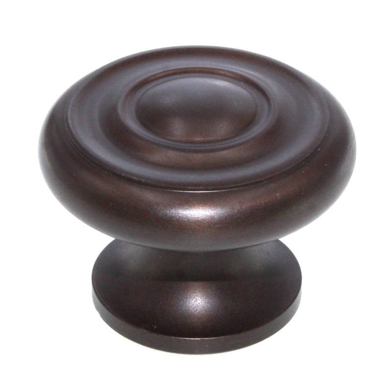 Schaub And Company 1 1/2 Solid Brass Cabinet Knob Antique Satin Bronze 704-ASBZ