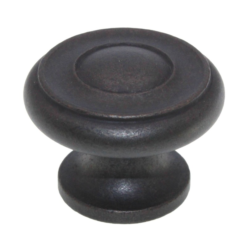 Schaub And Company 1 1/2 Solid Brass Cabinet Knob Distressed Bronze 704-DBZ