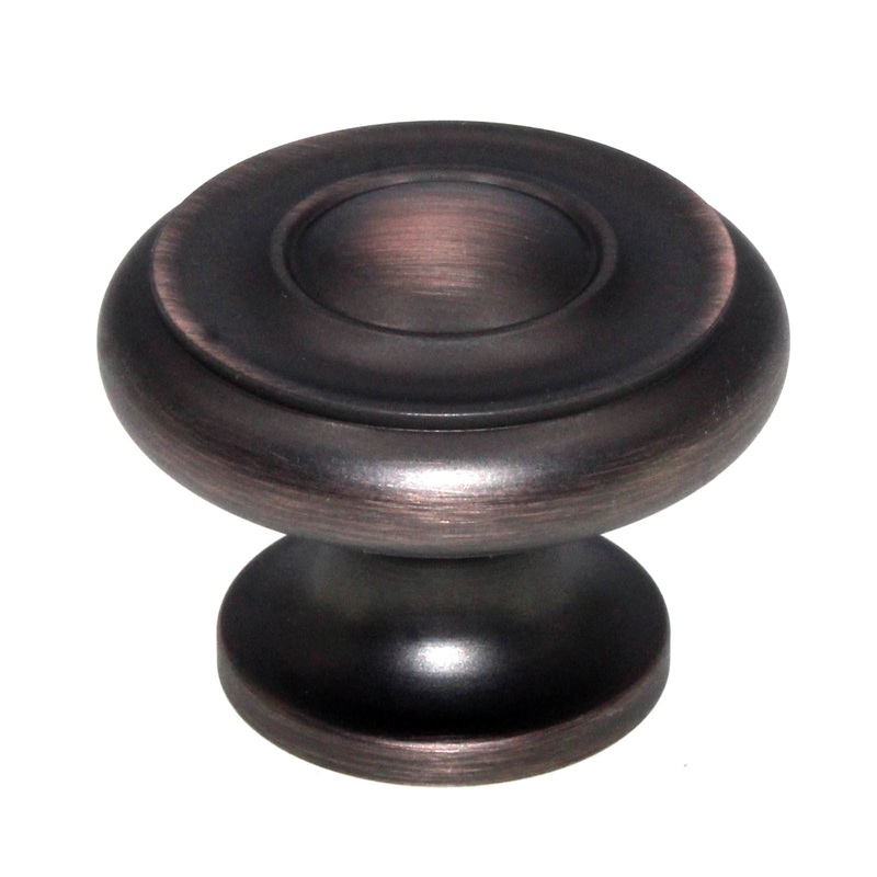 Schaub And Company 1 1/2 Solid Brass Cabinet Knob Michelangelo Bronze 704-MIBZ