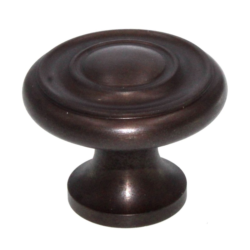 Schaub And Company 1 1/4 Solid Brass Cabinet Knob Antique Satin Bronze 703-ASBZ