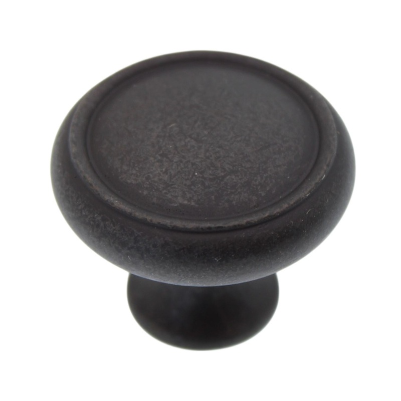 Schaub And Company 1 1/4 Solid Brass Cabinet Knob Distressed Bronze 711-DBZ