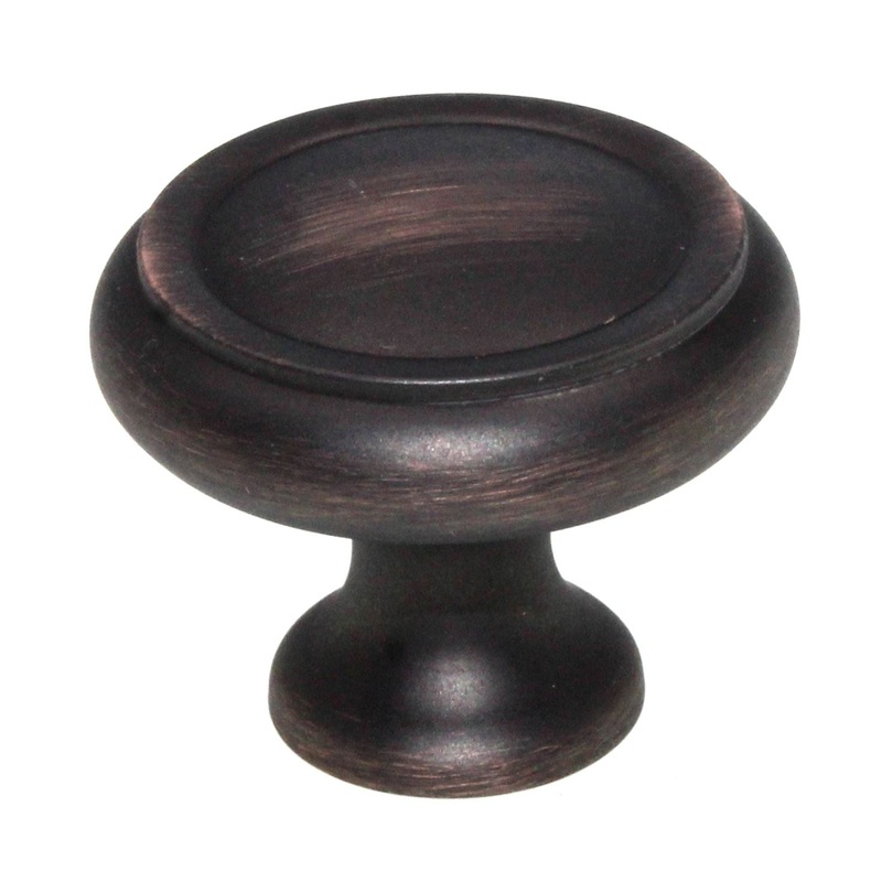 Schaub And Company 1 1/4 Solid Brass Cabinet Knob Michelangelo Bronze 711-MIBZ