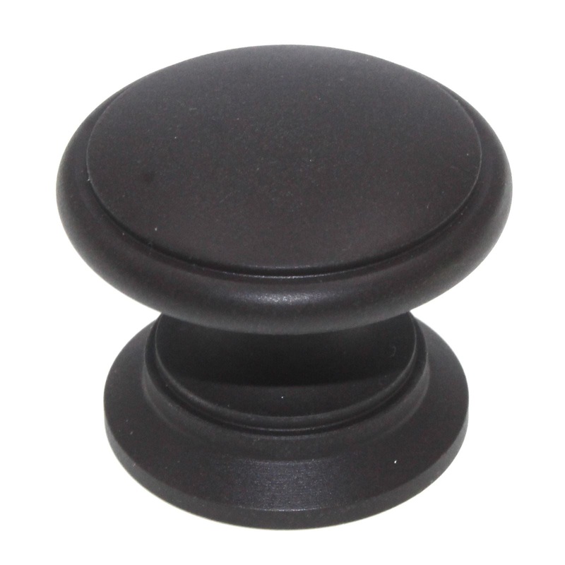 Schaub And Company 1 1/4 Solid Brass Cabinet Knob Oil-Rubbed Bronze 702-10B