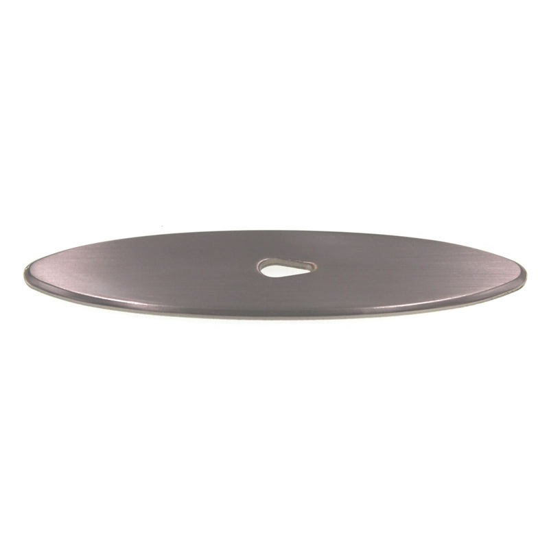 Schaub And Company 3 Solid Brass Knob Backplate Satin Nickel 720-15
