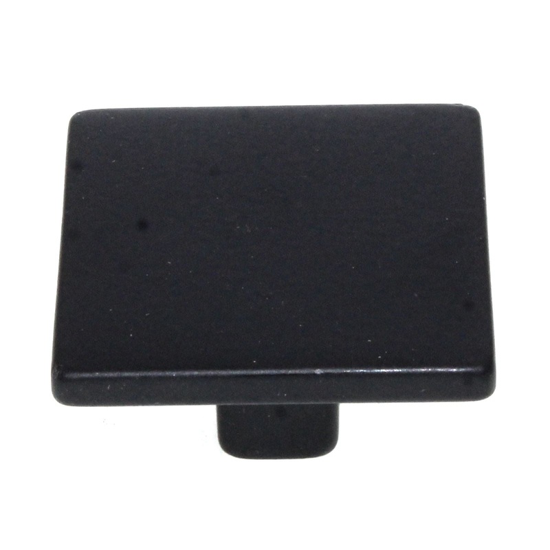 Schaub And Company Armadio 1 3/8 Square Cabinet Knob Matte Black 360-MB