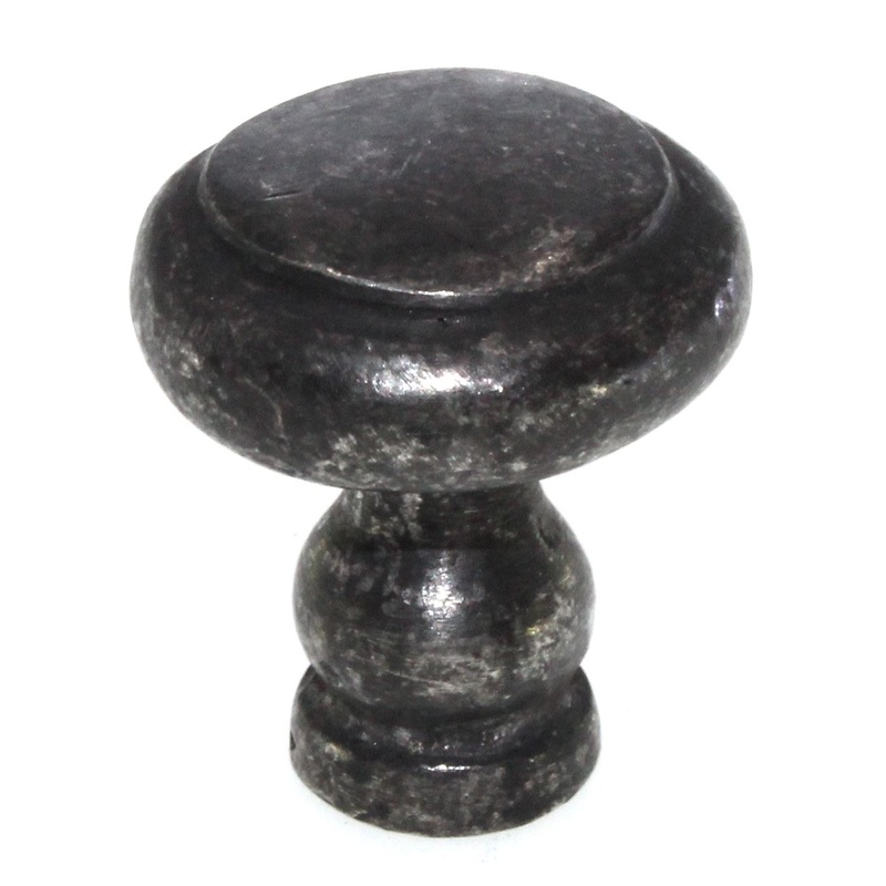 Schaub And Company Artifex 1 1/8 Britannium Cabinet Knob Dark Pewter 132-DP