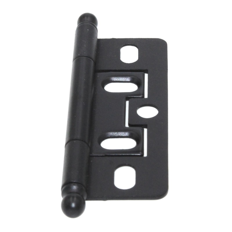Schaub And Company Ball Tip 2 1/2 Hinge Non-Mortise Flat Black 1100B-FB