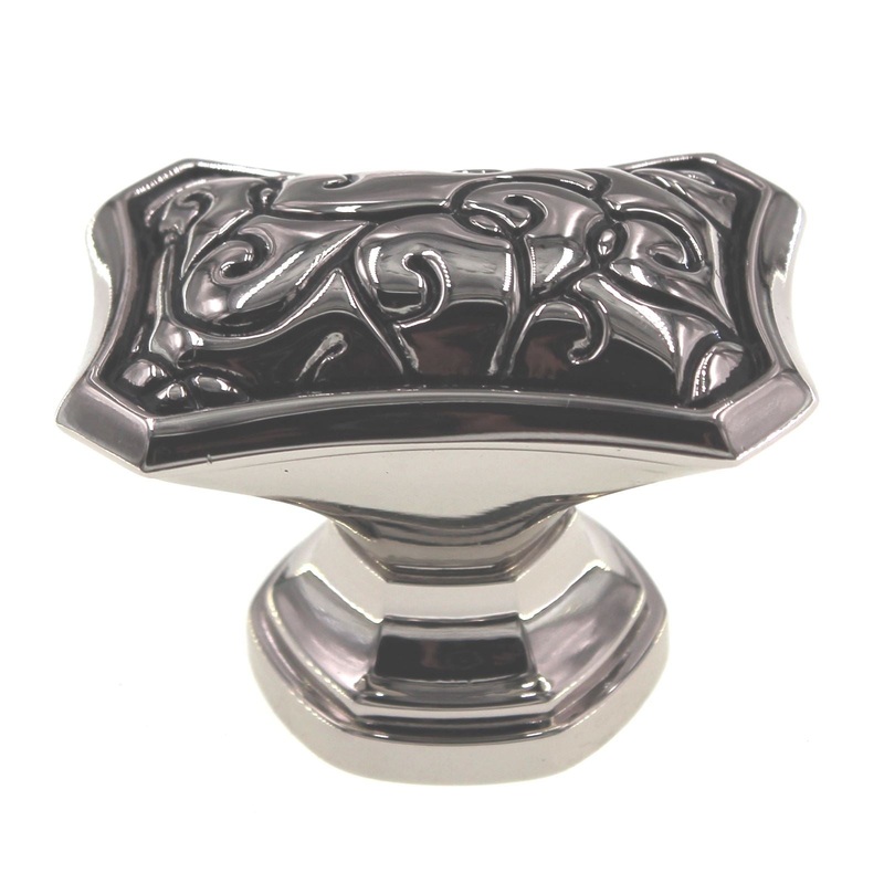 Schaub And Company Bella Forma 1 3/4 Rectangle Knob Polished Nickel 841-PNB