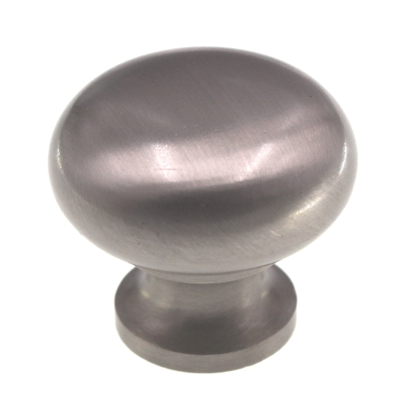 Schaub And Company Country 1 1/4 Solid Brass Cabinet Knob Satin Nickel 706-15