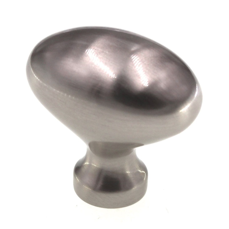 Schaub And Company Country 1 3/8 Solid Brass Cabinet Knob Satin Nickel 719-15