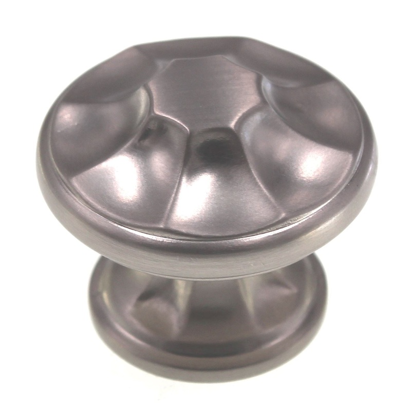 Schaub And Company Empire 1 3/8 Round Cabinet Knob Satin Nickel 876-15