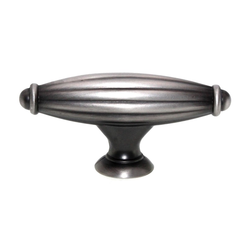 Schaub And Company Manistique 2 5/8 Cabinet T Knob Antique Pewter 203-AP