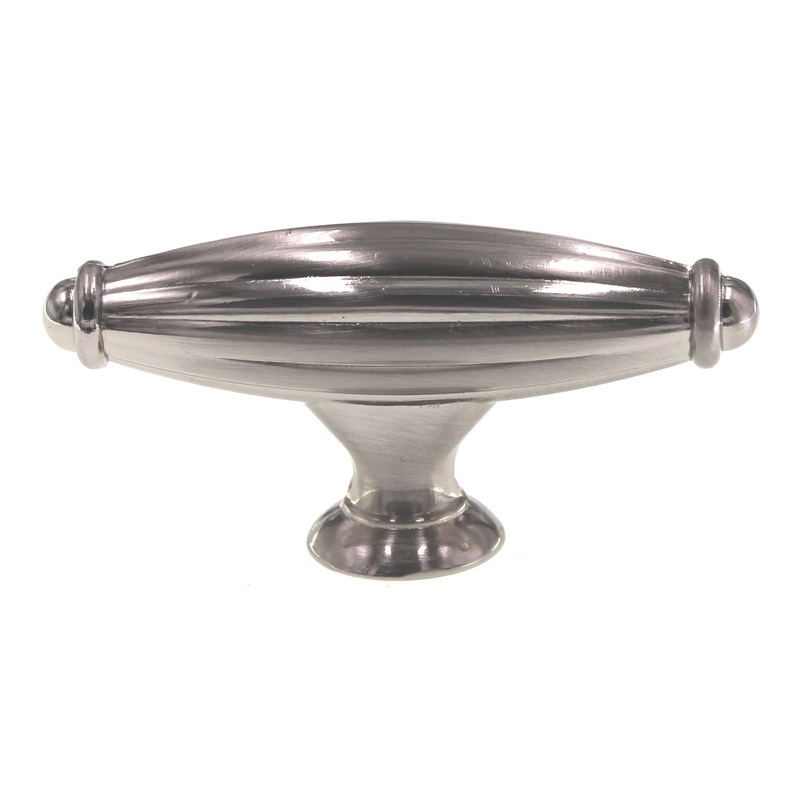 Schaub And Company Manistique 2 5/8 Cabinet T Knob Satin Nickel 203-15
