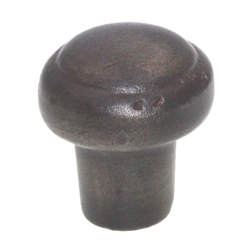 Schaub And Company Mountain 1 3/8 Cast Bronze Cabinet Knob Antique Iron 781-AI