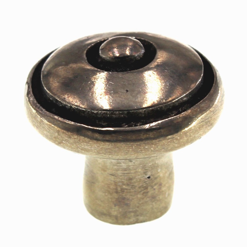 Schaub And Company Perla 1 3/8 Button Cabinet Knob Natural Britannium 134-N