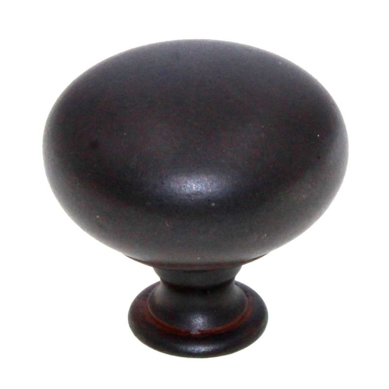 Schaub And Company Rustica 1 1/4 Round Cabinet Knob Olde Iron 112-OI
