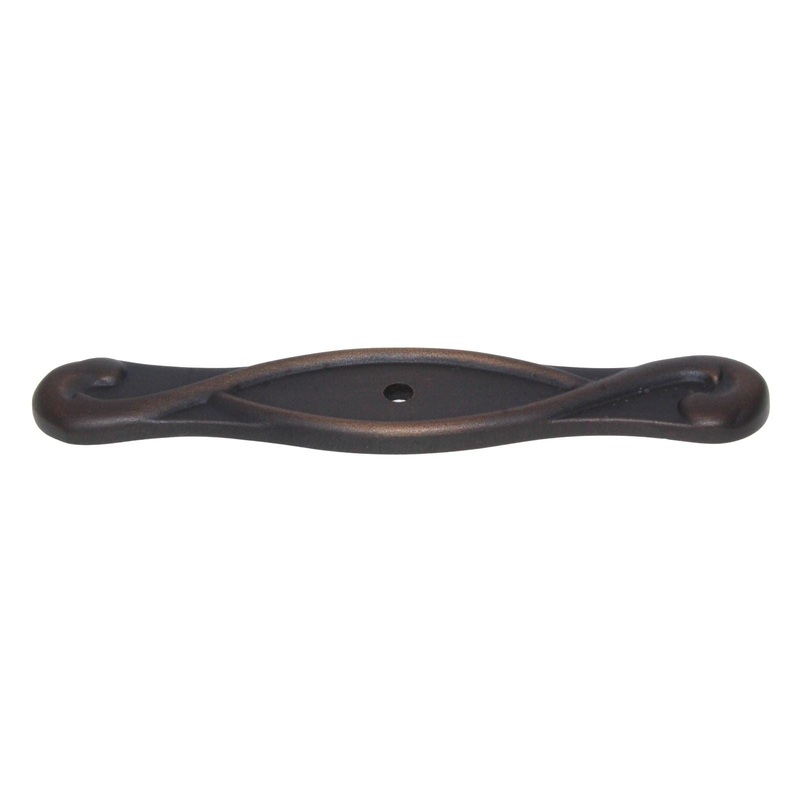 Schaub Arcadia 4 1/4 Solid Brass Knob Backplate Ancient Bronze 832-ABZ