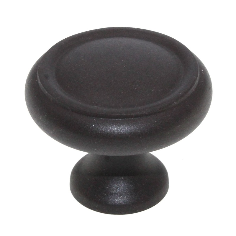 Schaub Country 1 1/4 Solid Brass Cabinet Knob Oil-Rubbed Bronze 711-10B