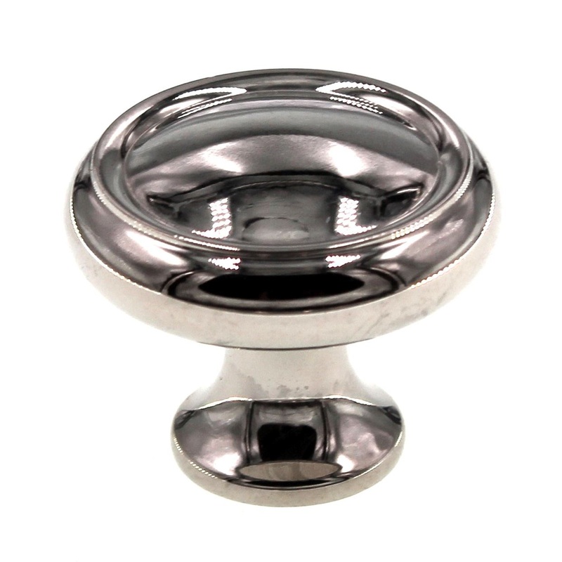 Schaub Country 1 1/4 Solid Brass Cabinet Knob Polished Nickel 711-PN