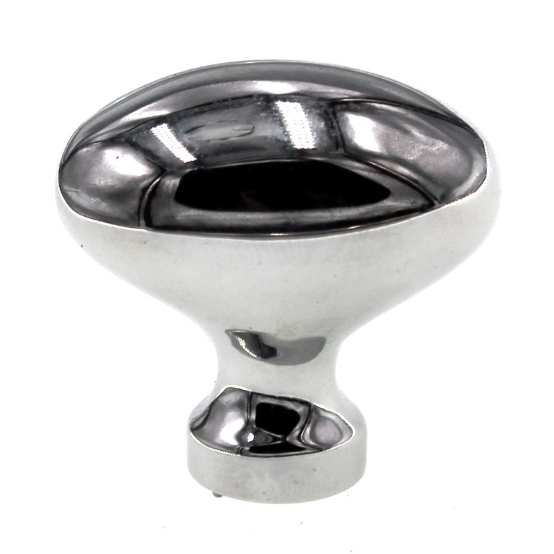 Schaub Country 1 3/8 Solid Brass Cabinet Knob Polished Chrome 719-26