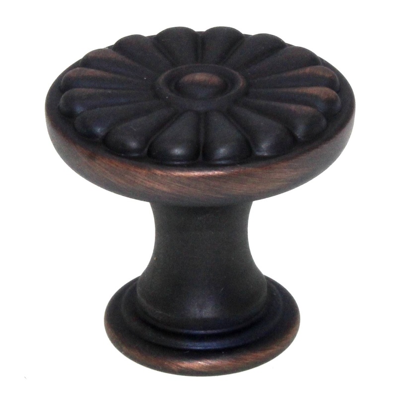 Schaub Montcalm 1 3/8 Solid Brass Cabinet Knob Michelangelo Bronze 790-MIBZ