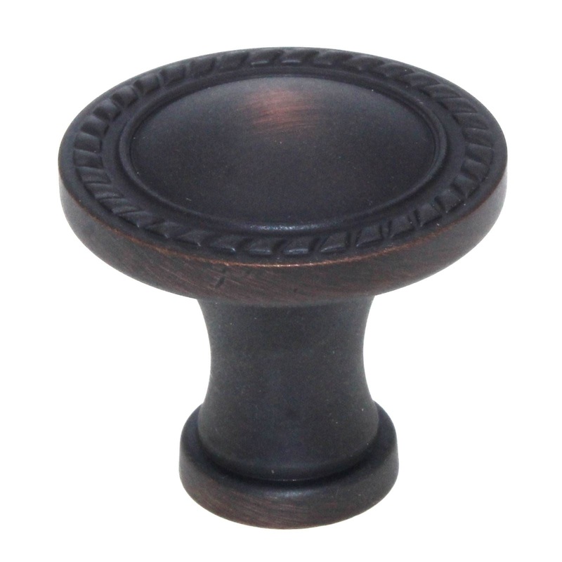 Schaub Montcalm 1 3/8 Solid Brass Cabinet Knob Michelangelo Bronze 794-MIBZ
