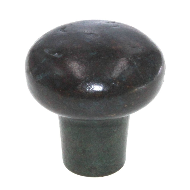 Schaub Mountain 1 1/4 Cast Bronze Cabinet Knob Verde Imperiale 771-VI