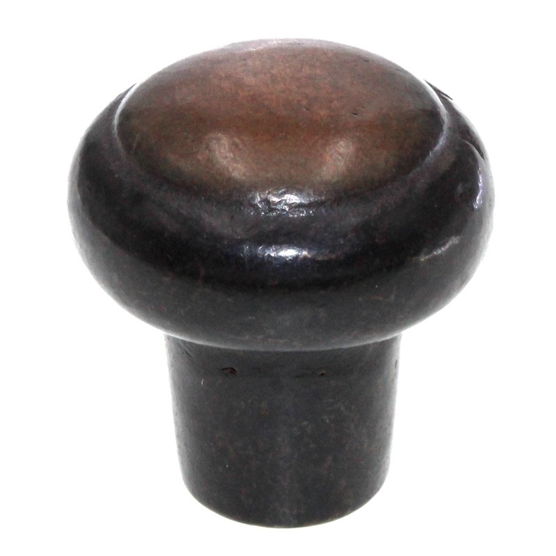 Schaub Mountain 1 3/8 Cast Bronze Cabinet Knob Antique Bronze 781-AZ