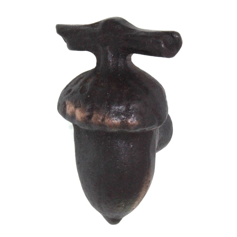 Schaub Mountain Acorn 1 3/4 Cast Bronze Cabinet Knob Antique Bronze 786-AZ