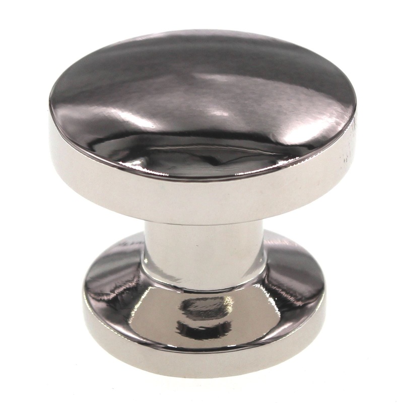 Schaub Northport 1 3/8 Round Solid Brass Cabinet Knob Polished Nickel 211-PN