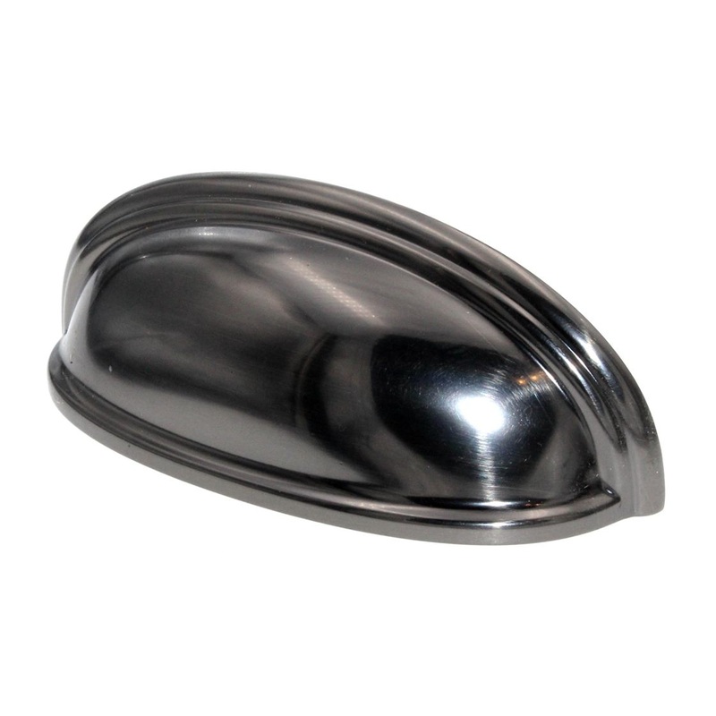 Amerock Ashby 3 and 4 Ctr Drawer Cup Pull Gunmetal BP36640GM