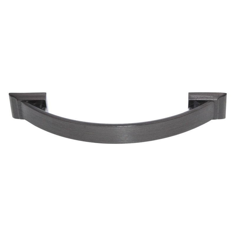 Amerock Candler 3 3/4 (96mm) Ctr Cabinet Arch Pull Gunmetal BP29355GM