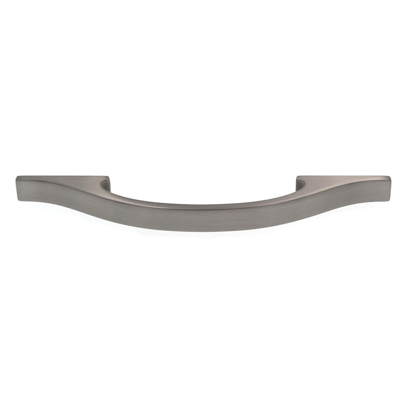 Amerock Conrad 3 3/4 (96mm) Ctr Cabinet Arch Pull Satin Nickel BP29201G10