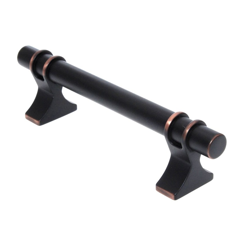 Amerock Davenport 3 3/4 (96mm) Ctr Cabinet Pull Oil-Rubbed Bronze BP36605ORB