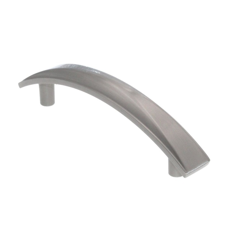 Amerock Extensity 3 3/4 (96mm) Ctr Cabinet Arch Pull Satin Nickel BP29385G10