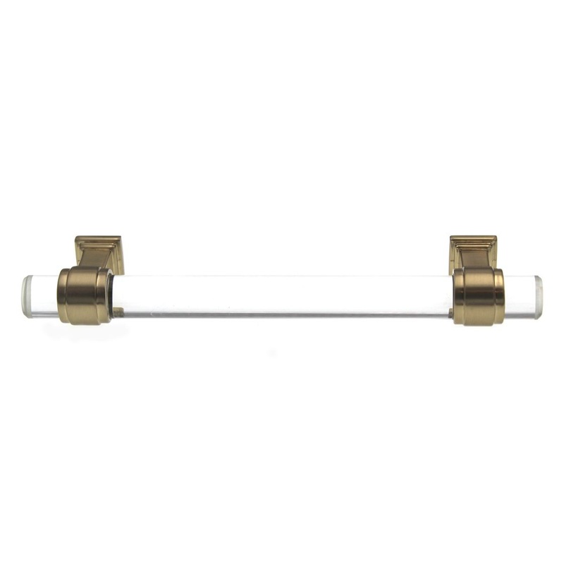Amerock Glacio 5 1/16 (128mm) Ctr Pull Clear Golden Champagne BP36655CBBZ