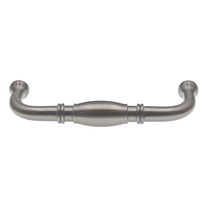 Amerock Granby 3 3/4 (96mm) Ctr Cabinet Arch Pull Satin Nickel BP55243G10
